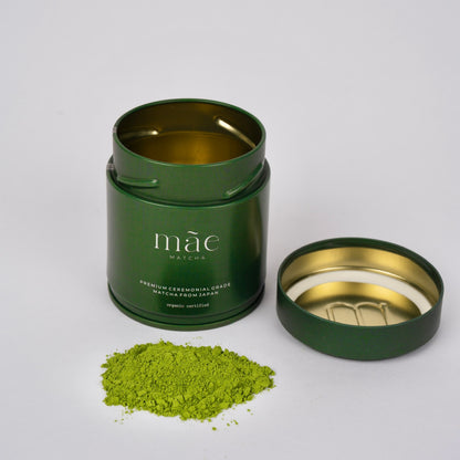 Mãe Matcha in  Refillable Tin | 40gr